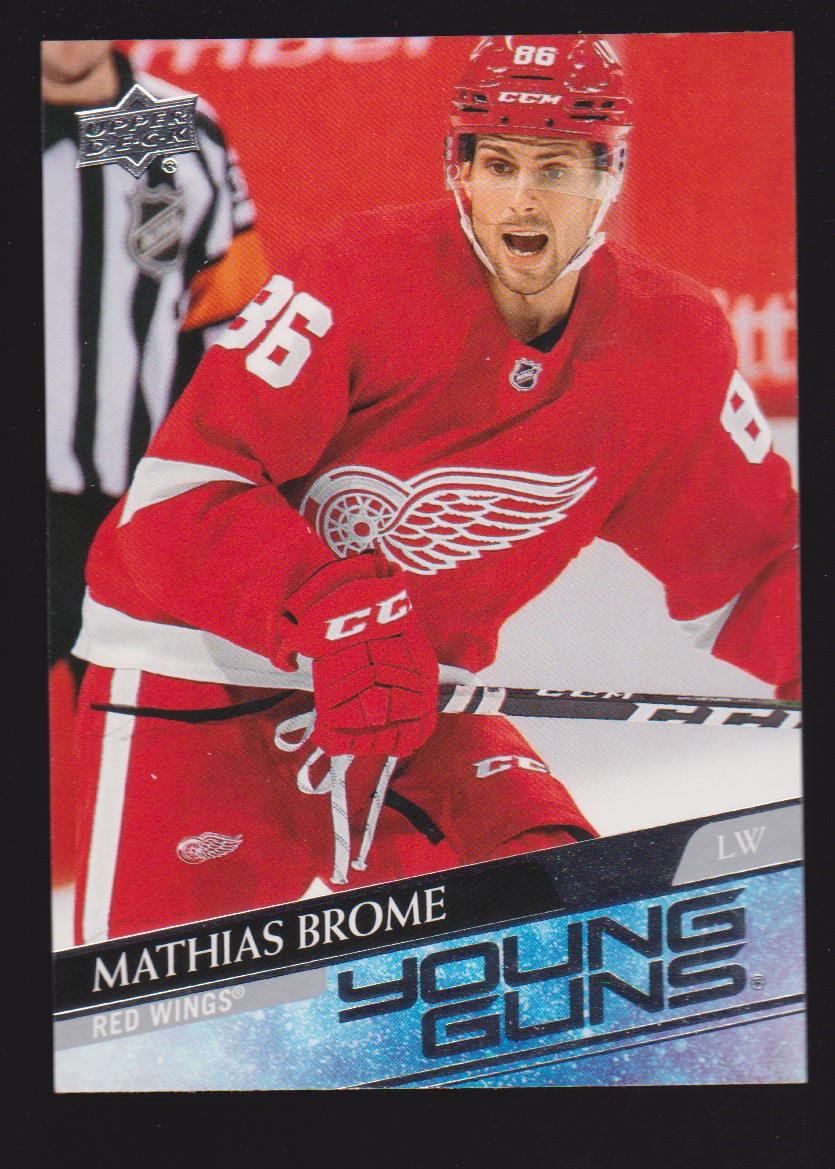 (image for) 2020-21 Upper Deck #468 Mathias Brome YG RC